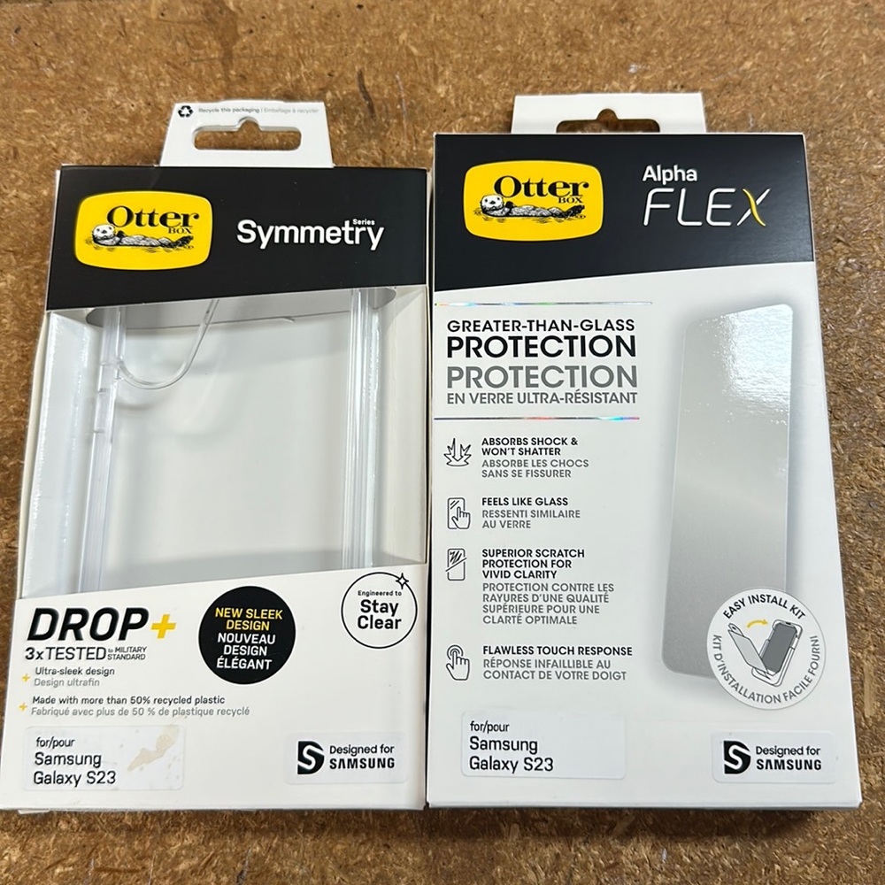 OtterBox symmetry, series case, and the alpha flex bundle for a galaxy S 23